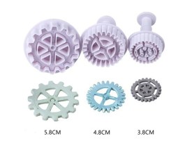 Set 3 cortantes expulsores engranajes 